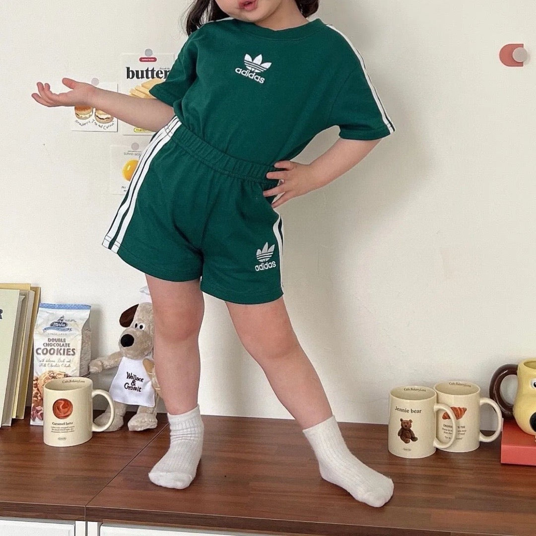 预购|Adidas三叶草线条套装