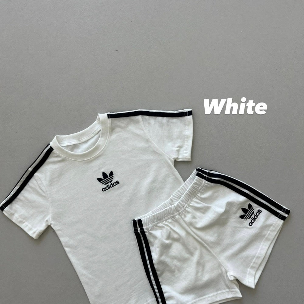 预购|Adidas三叶草线条套装