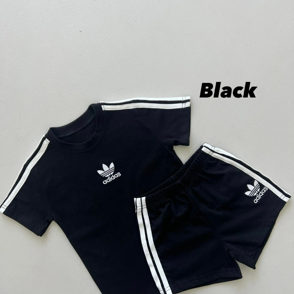 预购|Adidas三叶草线条套装