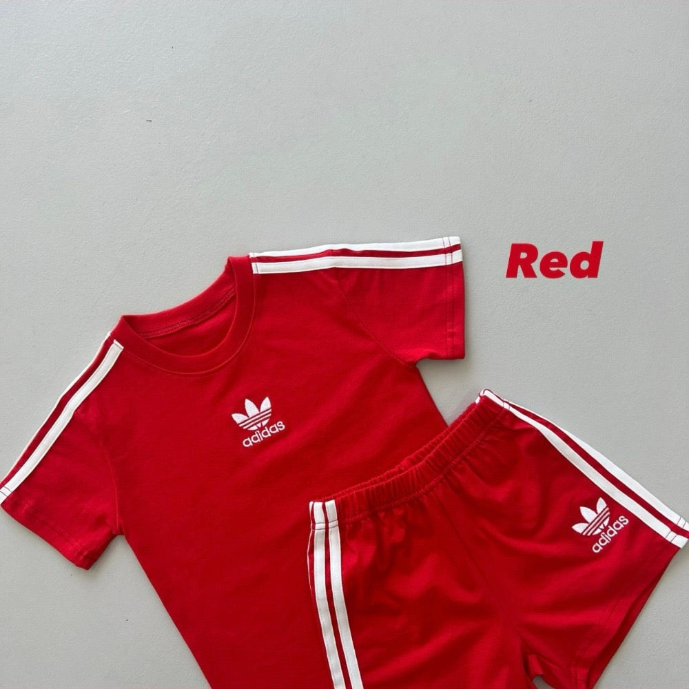 预购｜Adidas三叶草线条套装