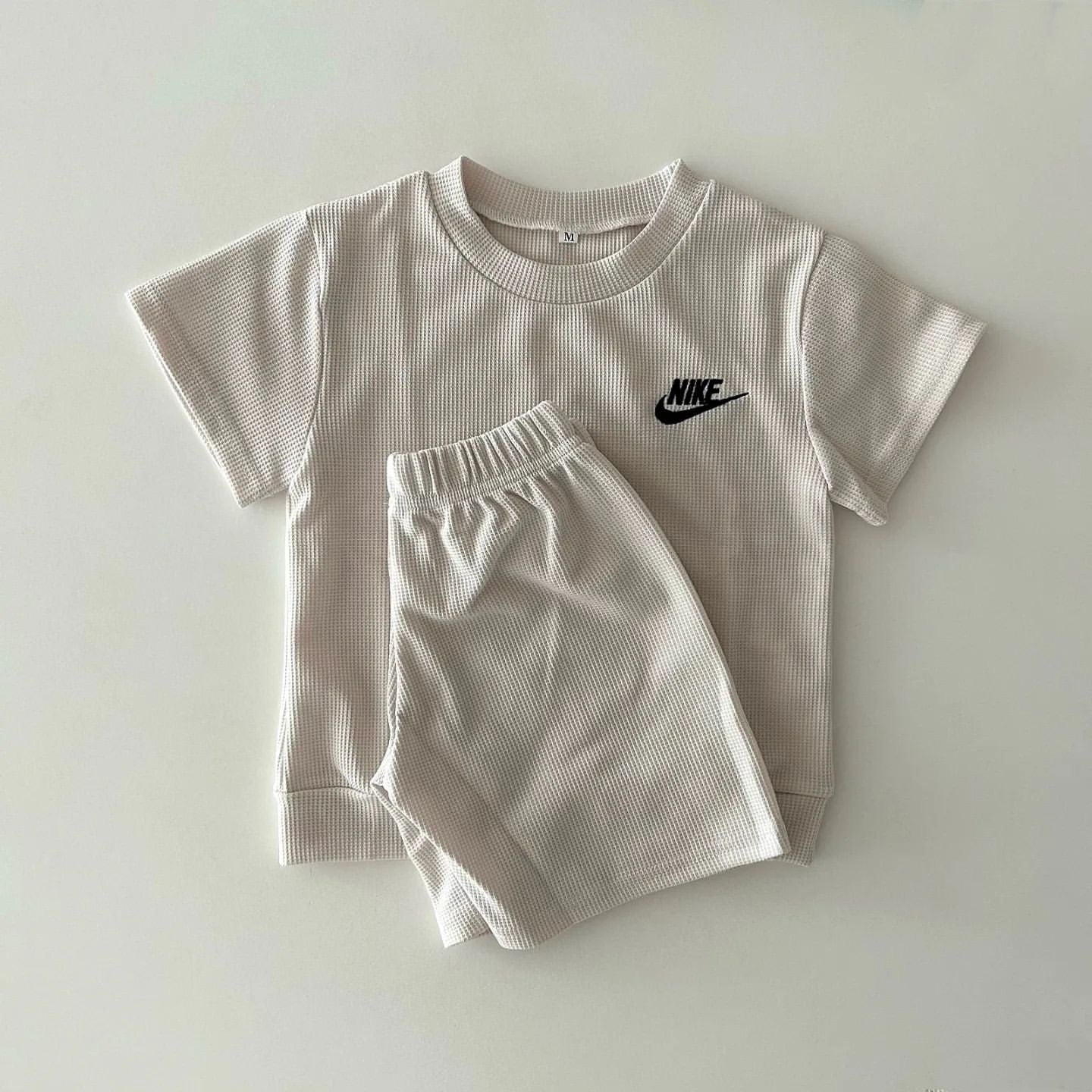 预购｜螺纹棉Nike短袖短裤套装